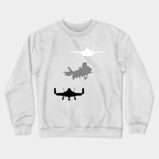 F-35 Lightning Military Aircraft A/B/C Variants Crewneck Sweatshirt